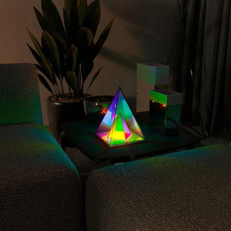 3D Pyramid Cube & Diamond - Ramkos Cozy Lights