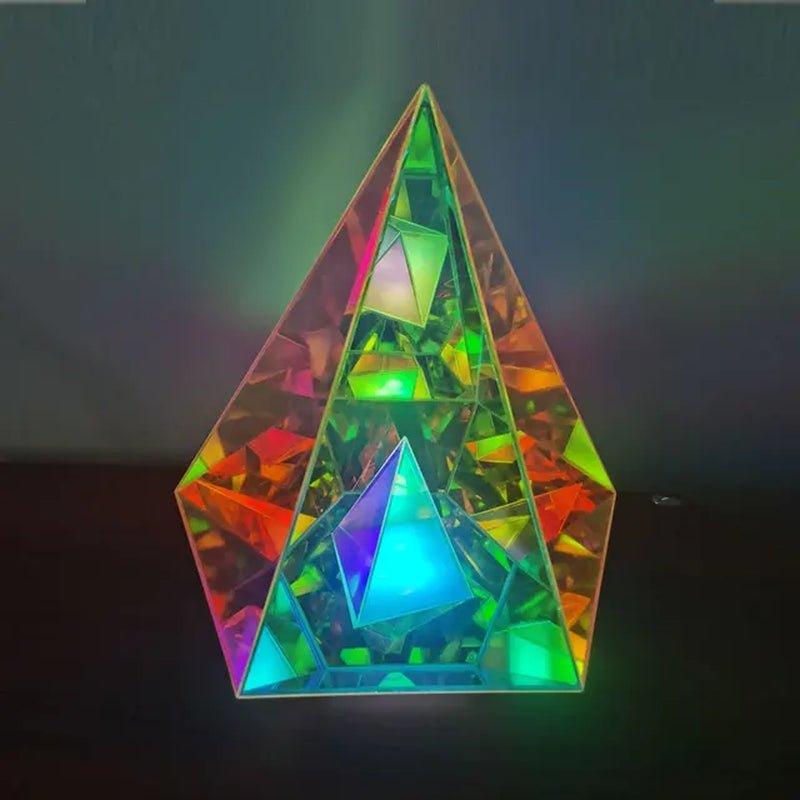 3D Pyramid Cube & Diamond - Ramkos Cozy Lights