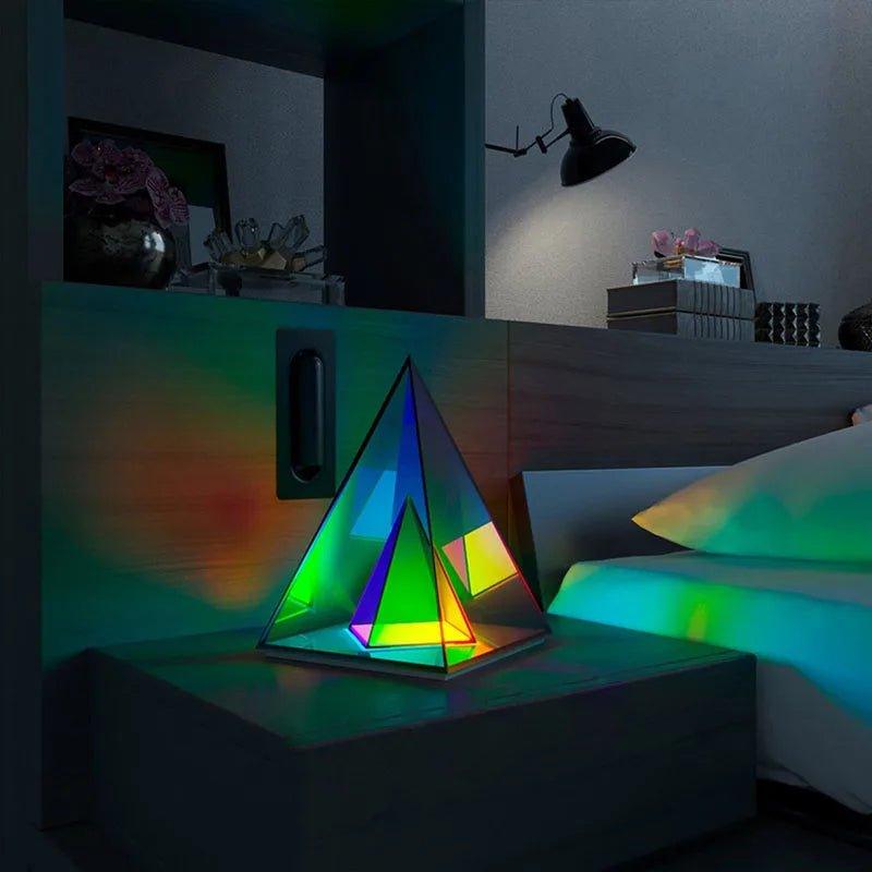 3D Pyramid Cube & Diamond - Ramkos Cozy Lights