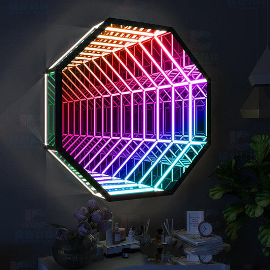 Infinity Mirror Colourful Wall Lamp - Ramkos Cozy Lights