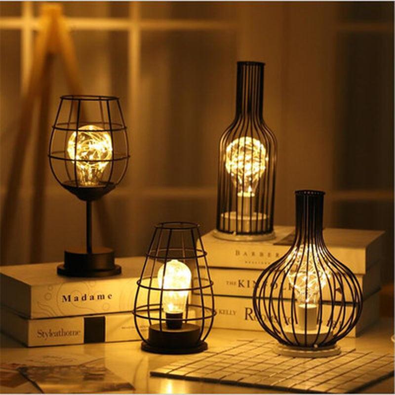 Hollow Table Lamps - Ramkos Cozy Lights