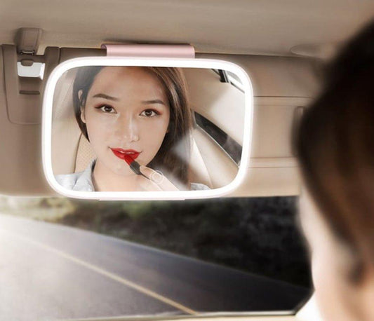 Car Makeup Mirror with LED Lights - Ramkos Cozy Lights