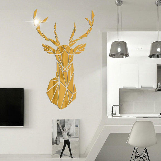 Deer Mirror ( acrylic stickers) - Ramkos Cozy Lights