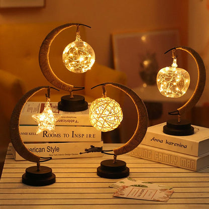 Moon Shape Lamp - Ramkos Cozy Lights