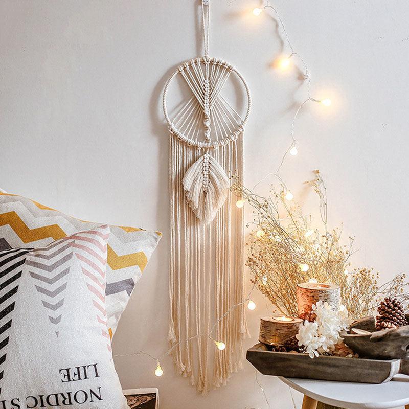 Woven Hanging Lamp - Ramkos Cozy Lights