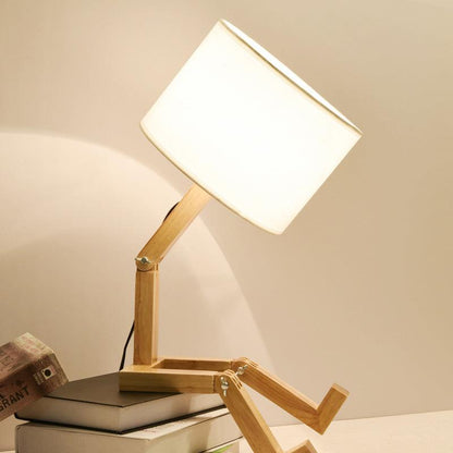 Wooden Boy Lamp - Ramkos Cozy Lights