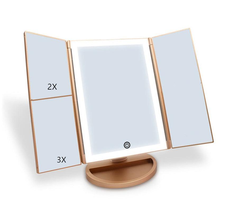 LED Magnifying Cosmetic Makeup Mirror - Ramkos Cozy Lights