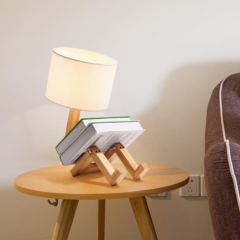 Wooden Boy Lamp - Ramkos Cozy Lights