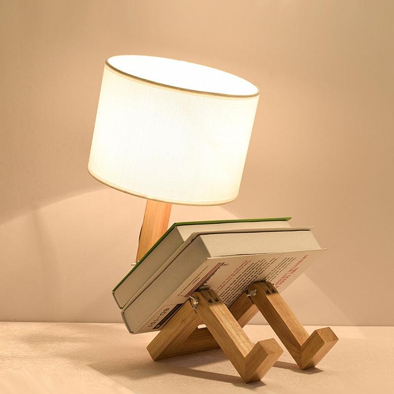 Wooden Boy Lamp - Ramkos Cozy Lights