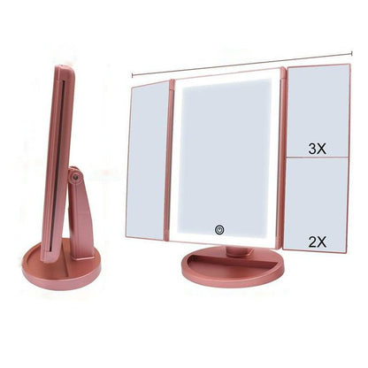 LED Magnifying Cosmetic Makeup Mirror - Ramkos Cozy Lights