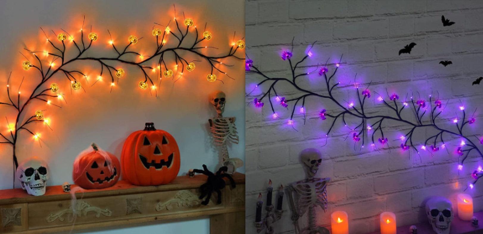 Halloween Willow Vine String Light - Ramkos Cozy Lights