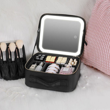 LED Cosmetic Storage Case - Ramkos Cozy Lights