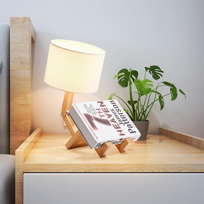 Wooden Boy Lamp - Ramkos Cozy Lights