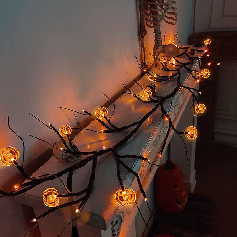 Halloween Willow Vine String Light - Ramkos Cozy Lights