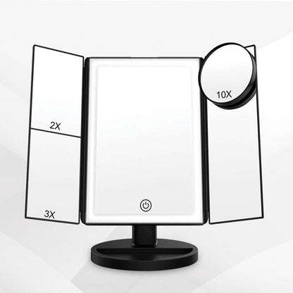 LED Magnifying Cosmetic Makeup Mirror - Ramkos Cozy Lights