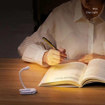 Mini LED Book Reading Lamp - Ramkos Cozy Lights