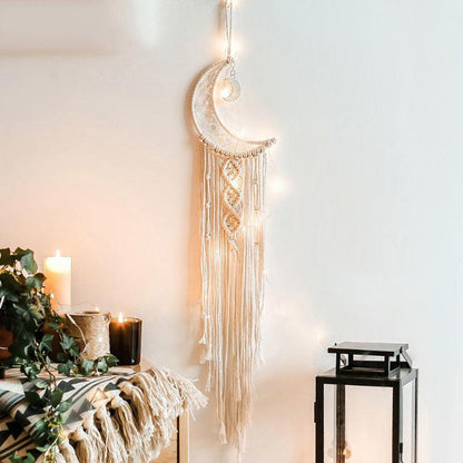 Woven Hanging Lamp - Ramkos Cozy Lights