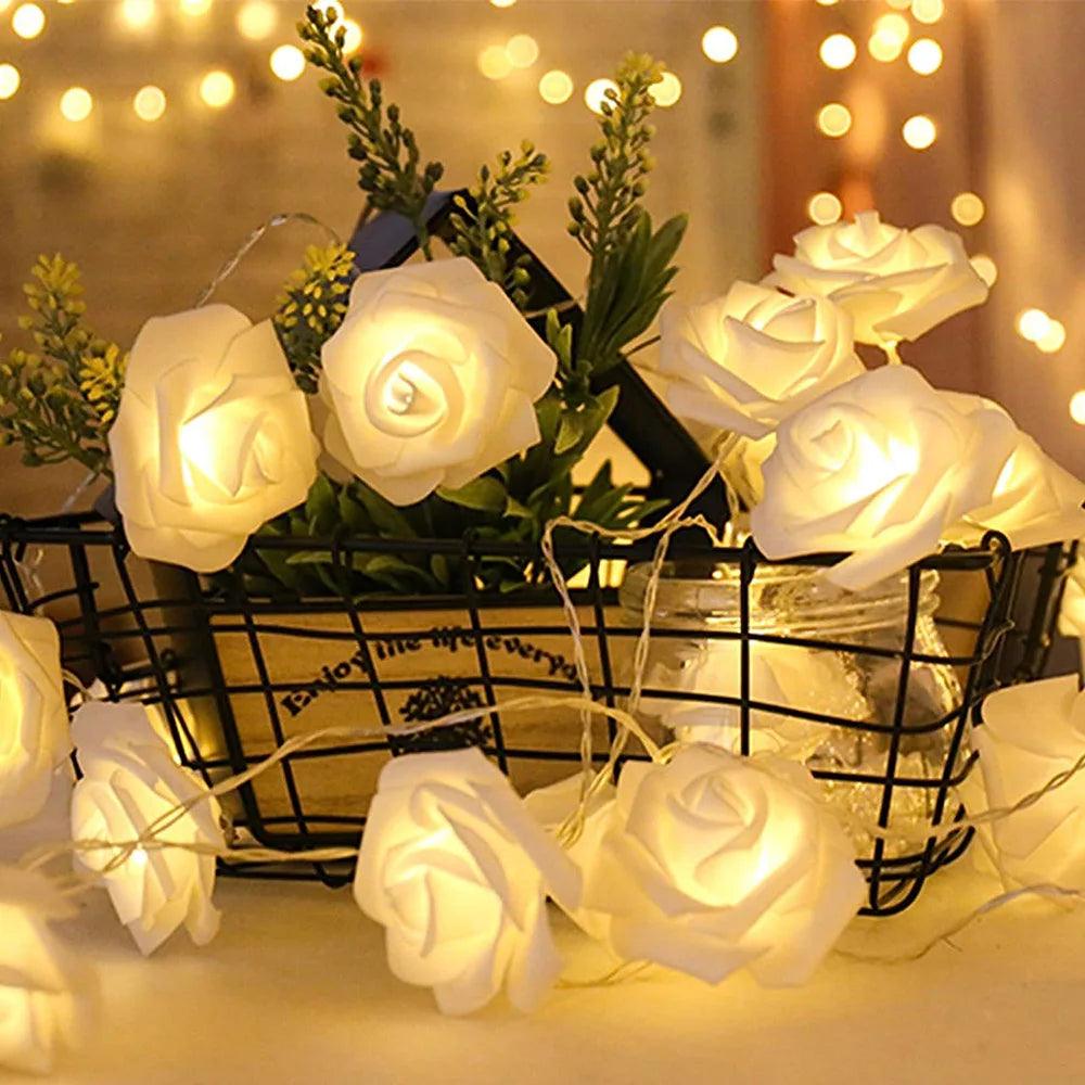 Rose String Lights - Ramkos Cozy Lights